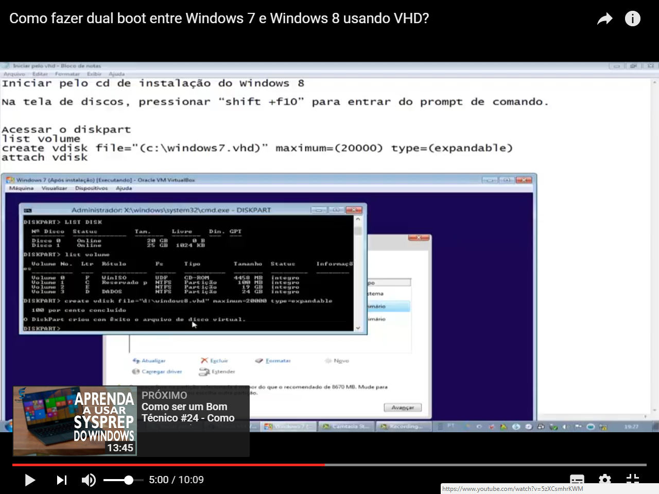 como fazer dual boot pelo vhd windows 8 - Marco Andrade - Profissional TI