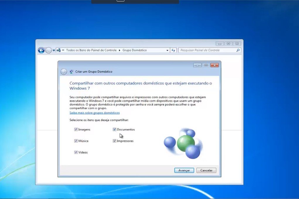 Como compartilhar pasta na rede com Grupo Doméstico? Como compartilhar pasta na rede com Grupo Doméstico