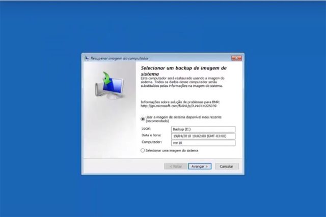 Windows 10: criar e restaurar backup da imagem do sistema criar e restaurar backup da imagem do sistema