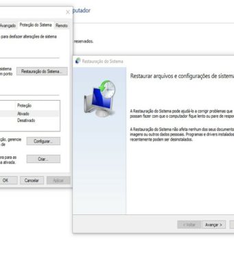 Como usar a Restauração do Sistema no Windows 10? Restauração do Sistema