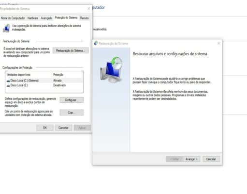 Como usar a Restauração do Sistema no Windows 10? Restauração do Sistema