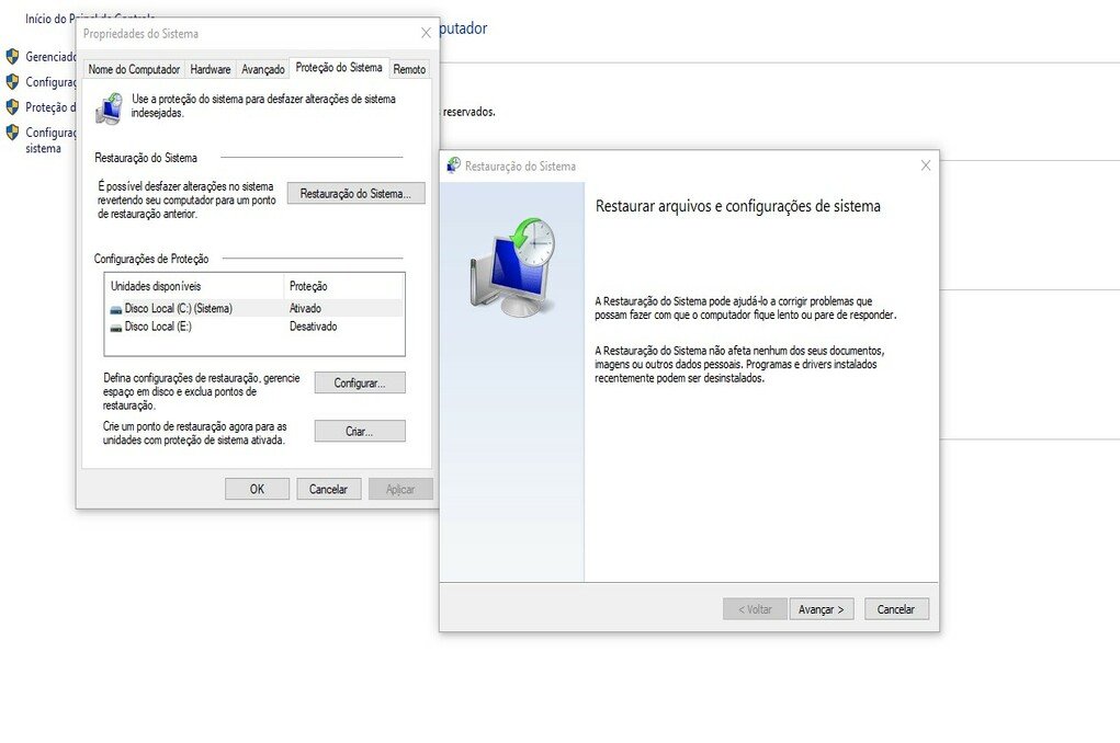 Como Usar A Restauração Do Sistema No Windows 10 2004