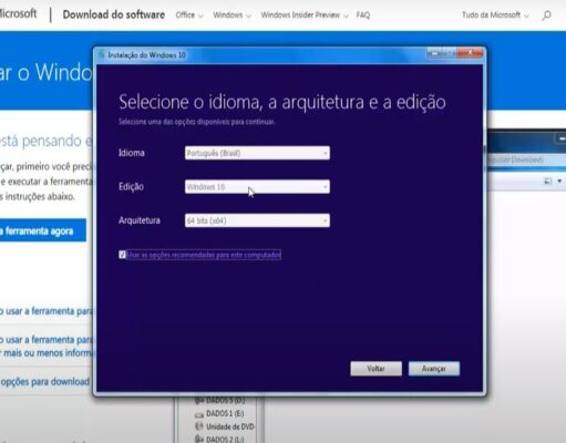 Como baixar a ISO do Windows 10 Original no site da Microsoft e fazer a instalação do Sistema Como baixar a ISO do Windows 10 Original