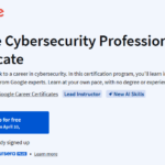 Google Cybersecurity Professional Certificate
