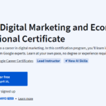 Google Digital Marketing and Ecommerce Professional Certificate
