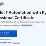 Google IT Automation with Python Professional Certificate